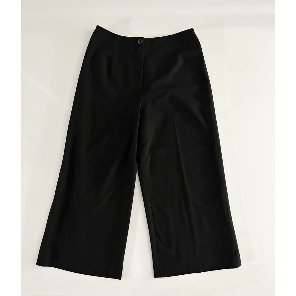 Talbots Wide Leg Dress Pants Womens 4 Signature Stretch Zip Career Office